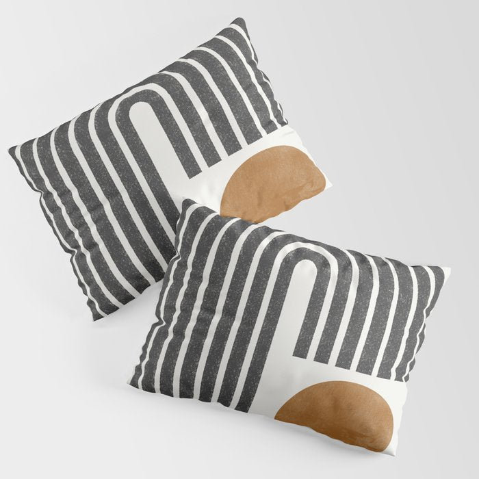 Modern Shape Art Pillow Sham Gallery Image 1