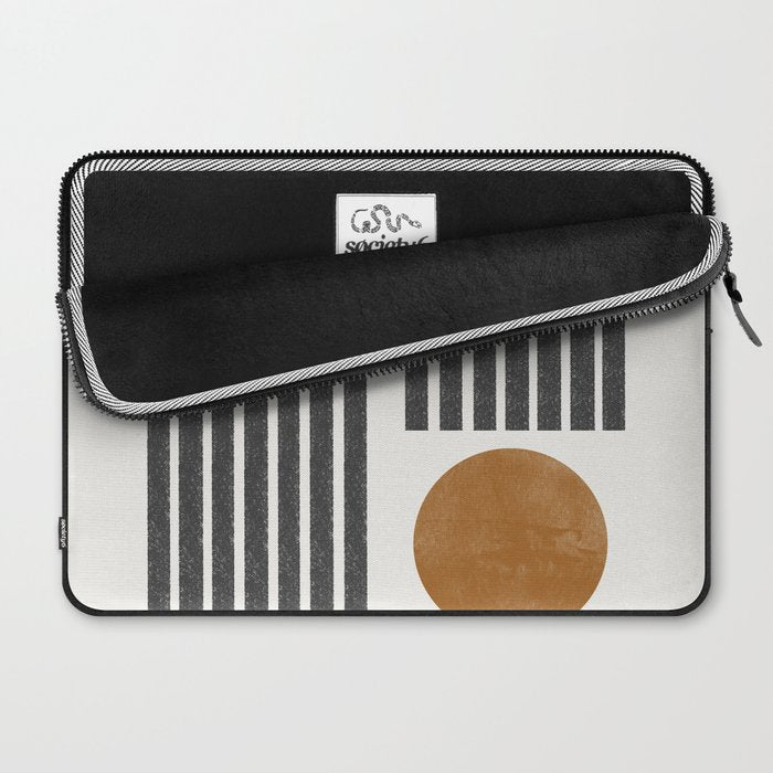 Modern Shape Art Laptop Sleeve Gallery Image 2
