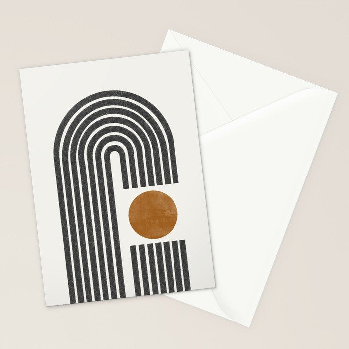 Modern Shape Art Stationery Card Gallery Image 2