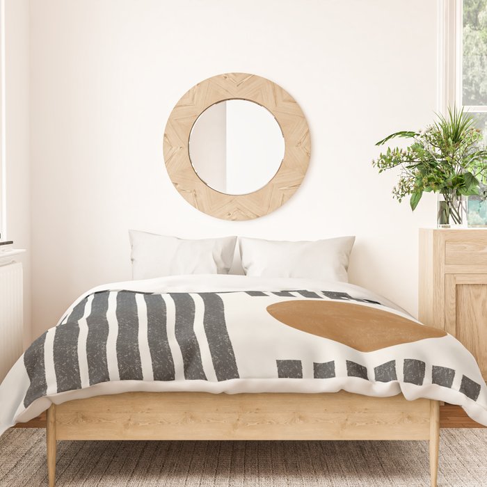 Modern Shape Art Duvet Cover Gallery Image 3