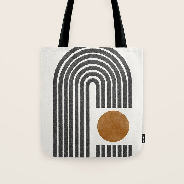 Modern Shape Art Tote Bag Gallery Image 1