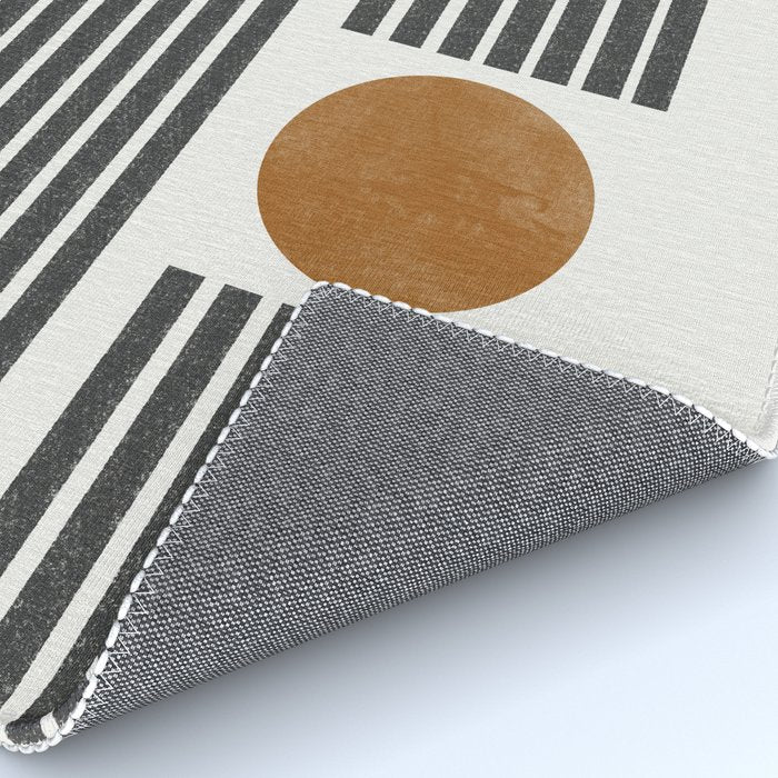 Modern Shape Art Rug Gallery Image 4