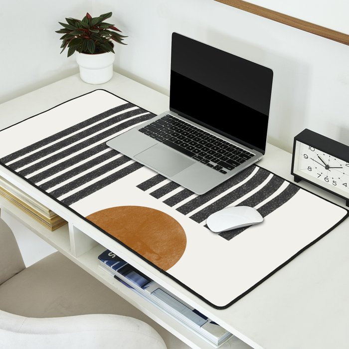 Modern Shape Art Desk Mat Gallery Image 2