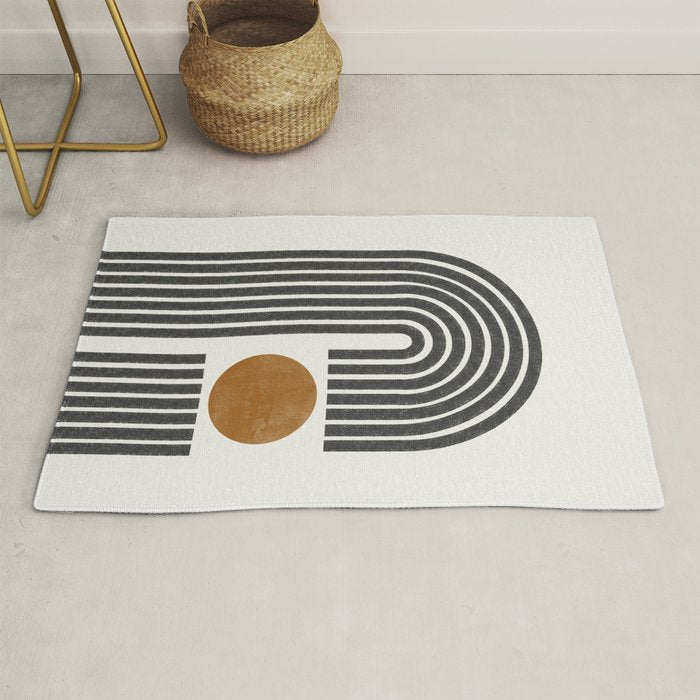 Modern Shape Art Rug Gallery Image 1