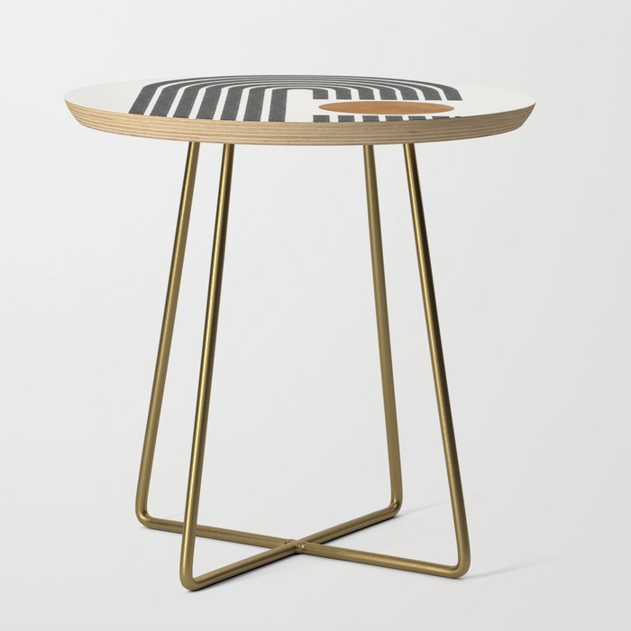 Modern Shape Art Side Table Gallery Image 1