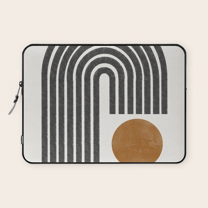 Modern Shape Art Laptop Sleeve Gallery Image 1