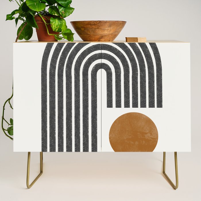 Modern Shape Art Credenza Gallery Image 1