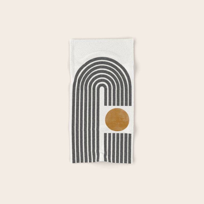 Modern Shape Art Bath Towel Gallery Image 1
