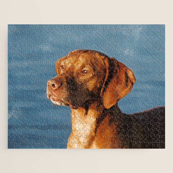 Vizsla dog - Hungarian hound Jigsaw Puzzle Gallery Image 1