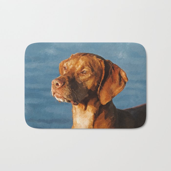 Vizsla dog - Hungarian hound Bath Mat Gallery Image 1
