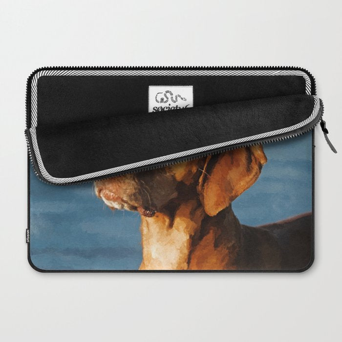 Vizsla dog - Hungarian hound Laptop Sleeve Gallery Image 2