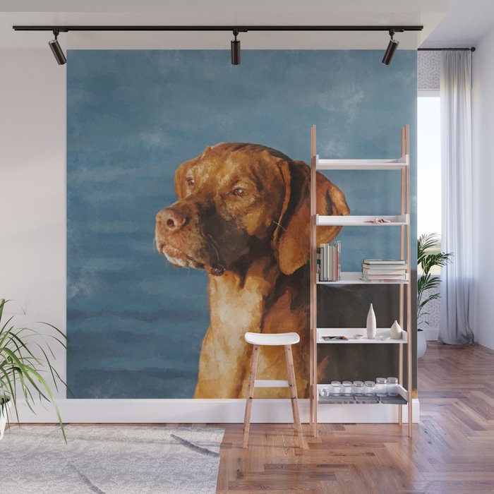 Vizsla dog - Hungarian hound Wall Mural Gallery Image 1