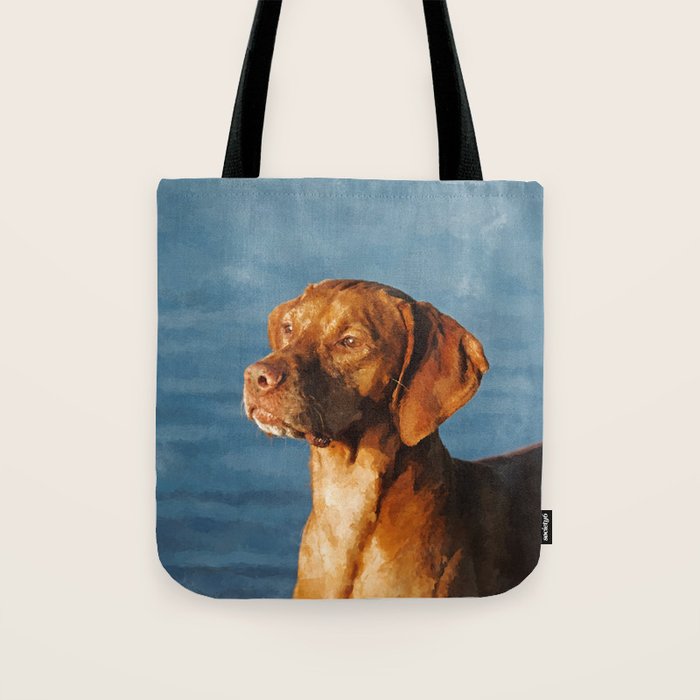 Vizsla dog - Hungarian hound Tote Bag Gallery Image 1