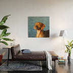 Vizsla dog - Hungarian hound Wood Wall Art Gallery Image 2