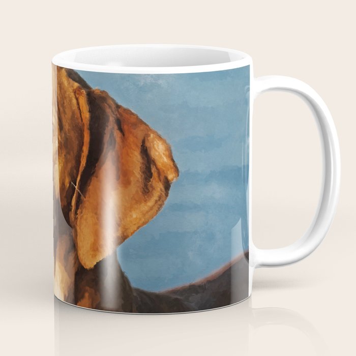Vizsla dog - Hungarian hound Coffee Mug Gallery Image 1
