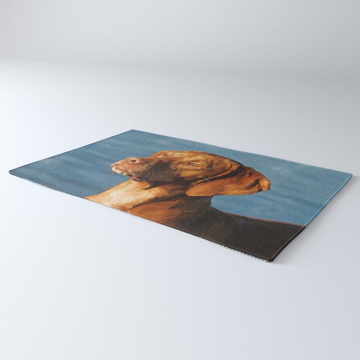 Vizsla dog - Hungarian hound Rug Gallery Image 3