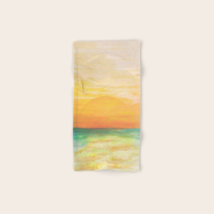 Summer Sunset Bath Towel Gallery Image 1
