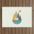 Walk In Peace Outdoor Rug Gallery Image 1