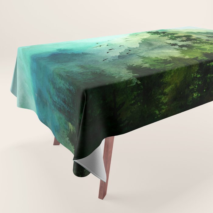 Mountain Morning Tablecloth Gallery Image 1