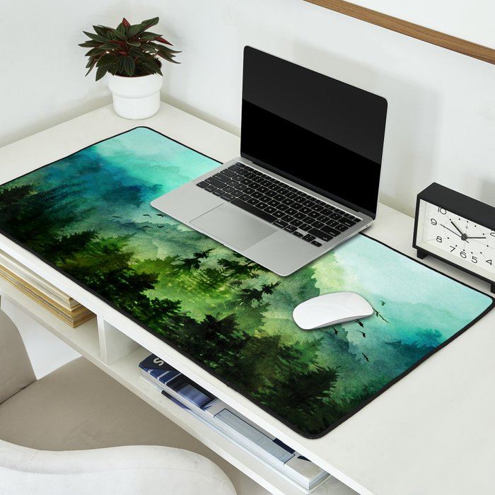 Mountain Morning Desk Mat Gallery Image 2