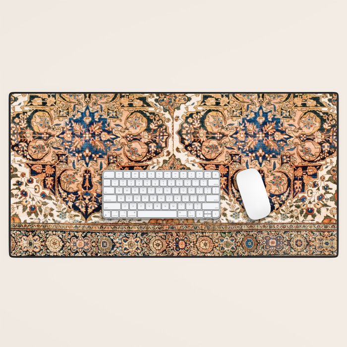 Ferahan Arak  Antique West Persian Rug Print Desk Mat Gallery Image 1