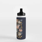 William Morris Butterfly - Midnight Garden Water Bottle Gallery Image 2
