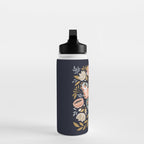William Morris Butterfly - Midnight Garden Water Bottle Gallery Image 3