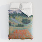 Poppy Field in a Hollow near Giverny Claude Monet Duvet Cover Gallery Image 6