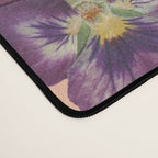 sunshine orange flower collage Desk Mat Gallery Image 4