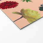 sunshine orange flower collage Welcome Mat Gallery Image 2