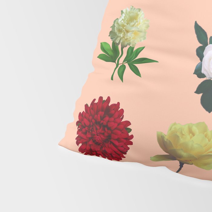 sunshine orange flower collage Pillow Sham Gallery Image 4