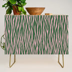 Tiger Stripes In Pink And Green Credenza Gallery Image 1