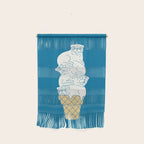 Pug Ice Cream Wall Hanging Gallery Image 1
