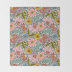 Floral Happiness Throw Blanket Gallery Image 2