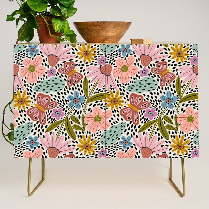 Floral Happiness Credenza Gallery Image 1