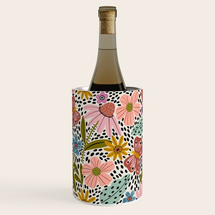 Floral Happiness Wine Chiller Gallery Image 1