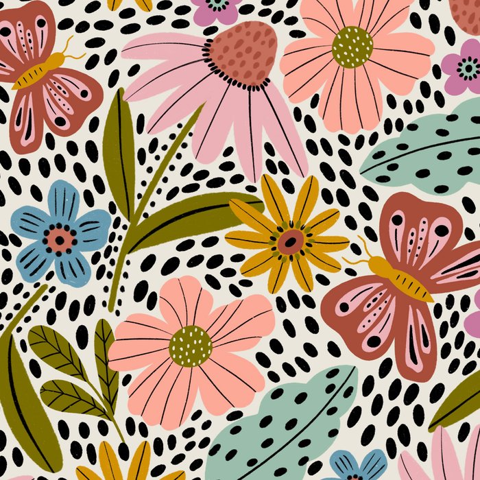 Floral Happiness Coffee Mug Gallery Image 2