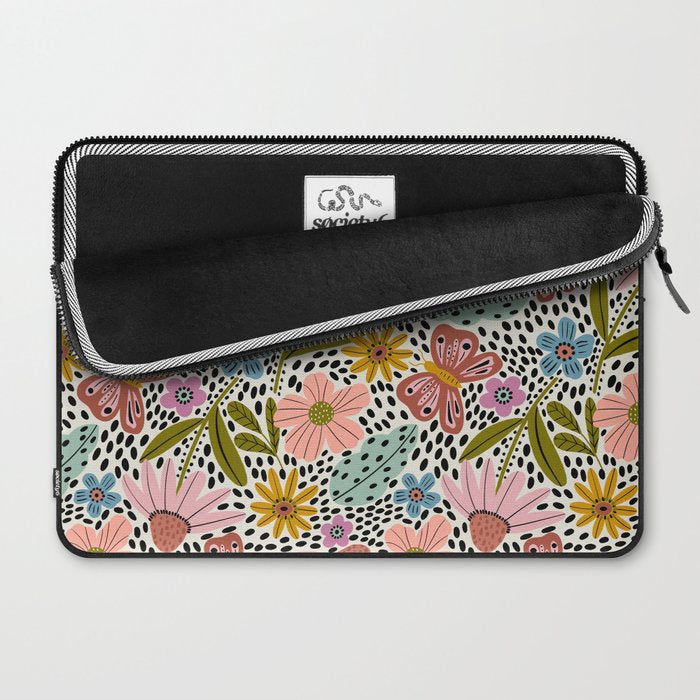 Floral Happiness Laptop Sleeve Gallery Image 2