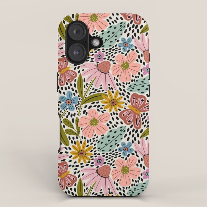 Floral Happiness iPhone Case Gallery Image 1