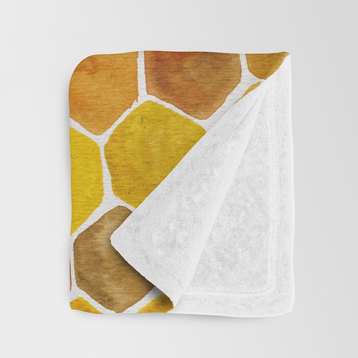 Bee & Honeycomb Throw Blanket Gallery Image 3