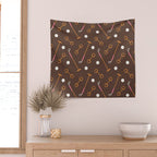 Polo Pattern Wall Tapestry Gallery Image 2