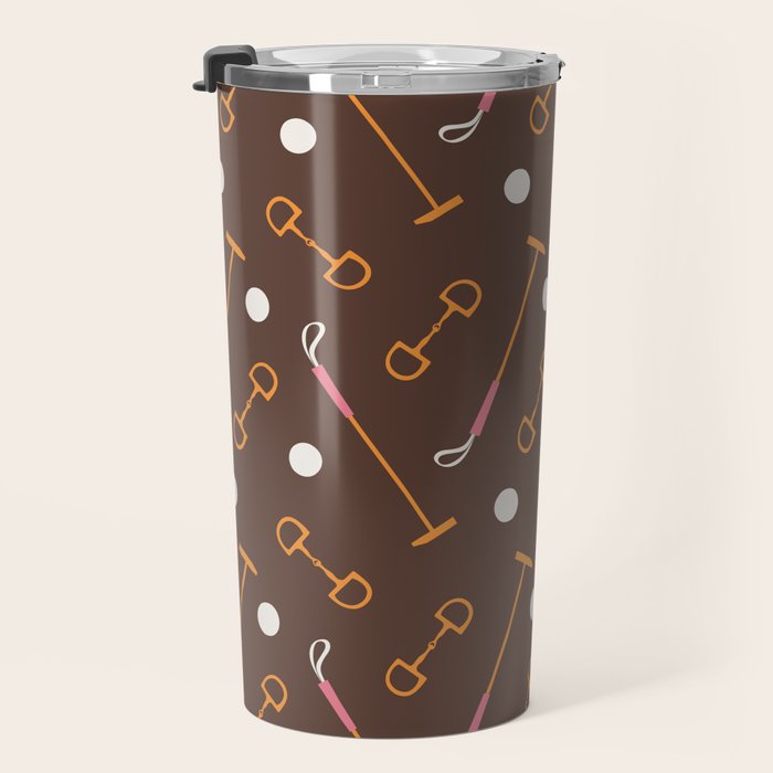 Polo Pattern Travel Mug Gallery Image 3