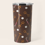 Polo Pattern Travel Mug Gallery Image 1