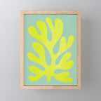 Lime & Sea Green: Matisse Paper Cutouts 06 Mini Art Print Gallery Image 1