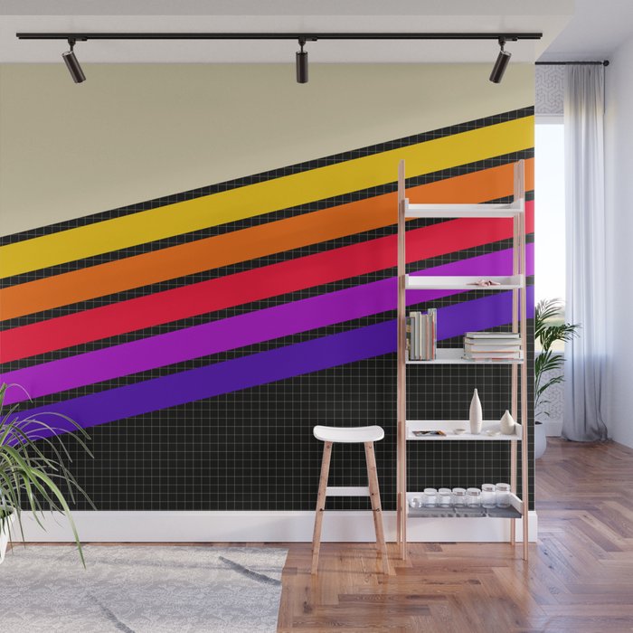 VHS pattern design 1 - 80s / 90s Retro Wall Mural Gallery Image 1