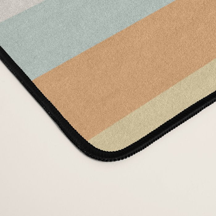 Mixed Stripes Pattern VIII Retro Pastel Desk Mat Gallery Image 4