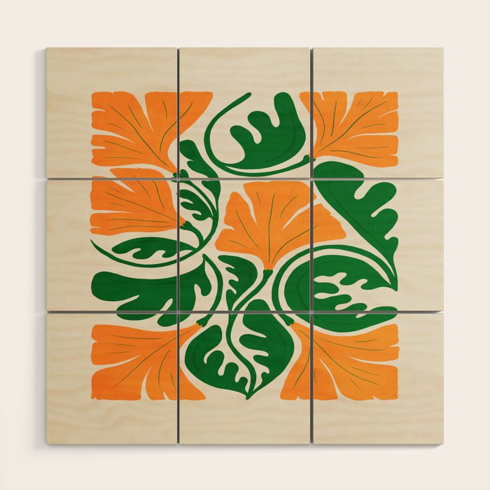 Blaze & Green: Les Fleurs | Flower Market 03 | Spring Summer 23 Wood Wall Art Gallery Image 1