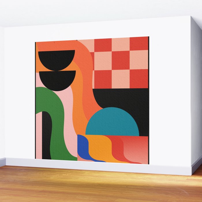 Geometric Shapes 180 Wall Mural Gallery Image 2