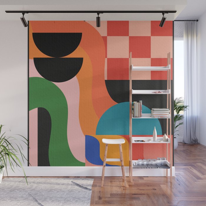Geometric Shapes 180 Wall Mural Gallery Image 1