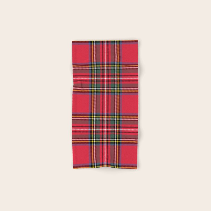 Red Tartan Bath Towel Gallery Image 1